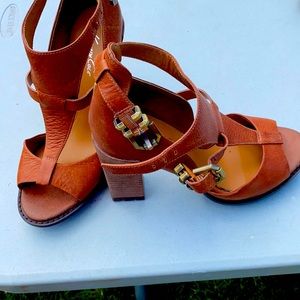 Kenneth Cole Cognac Sandals